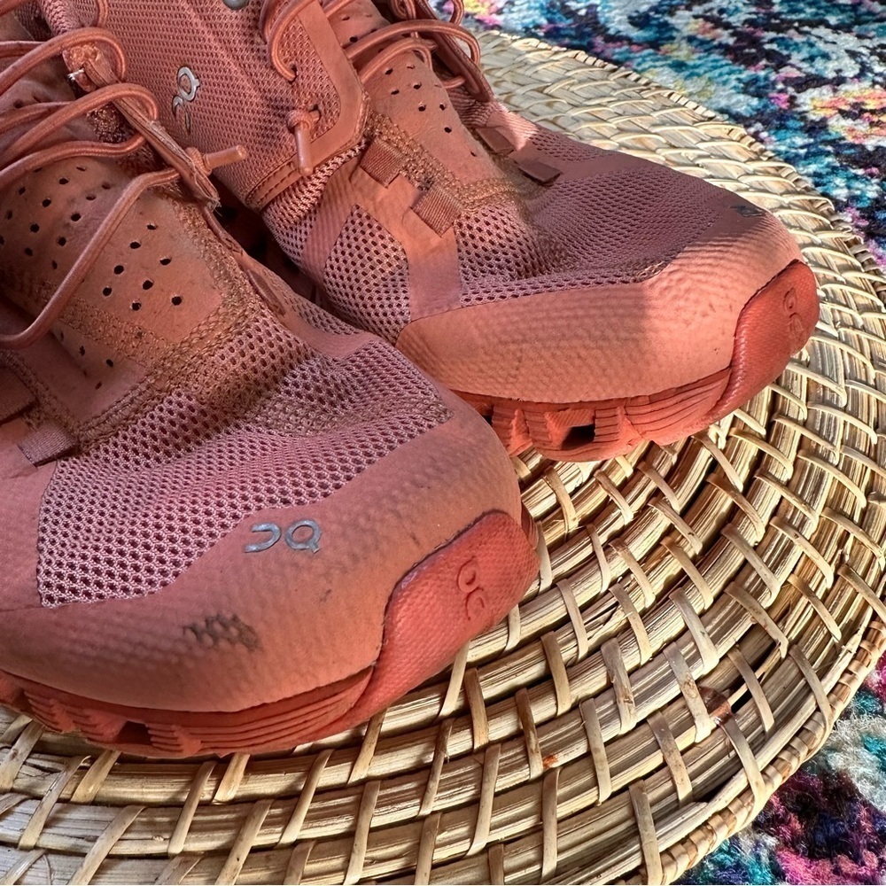 On Running Cloud X Sneaker Orange Womens Size 8 - Picture 2 of 11